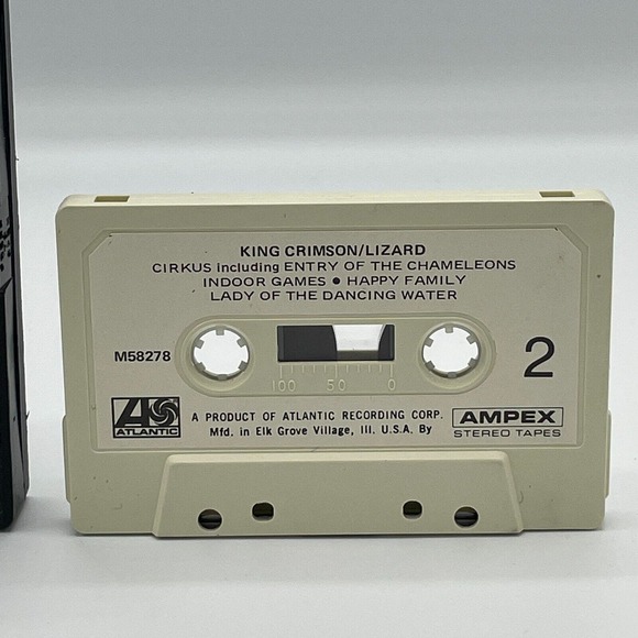 King Crimson - Lizard Cassette Rare Original AMPEX Case - Picture 4 of 6
